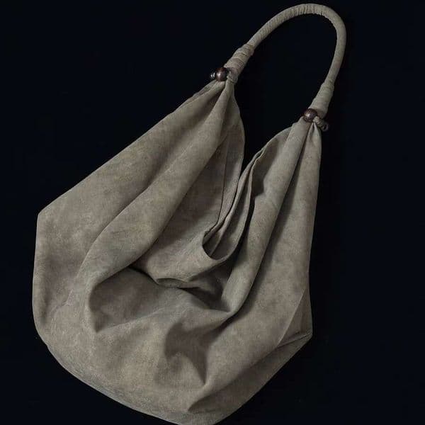 Luxury Tote Shoulder Bags New Chinese Style Textured Vintage Cotton-Linen Underarm Large-Capacity Commuting Travel Laptop Bag