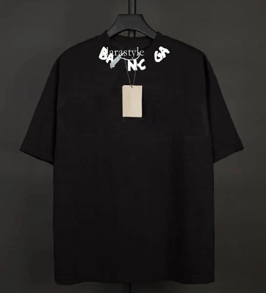 Designer bal T-Shirts For Men Women Tees Tshirt Summer Fashion Round-neck Tops Letter Cotton Tshirts Short Sleeve Casual High Quality Men's T-Shirts 0a1