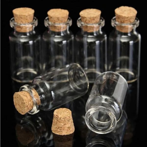 2026 perfume Wholesale cologne 10Pcs 5Ml Mini Cork Stopper Bottles Containers Small Clear Glass Wishing Tiny Wedding Bottle Cheap Glass Jar Free Shipping 31
