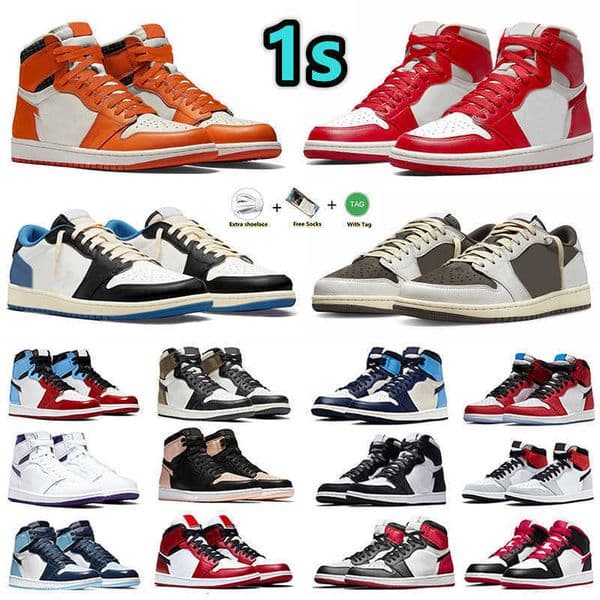 Newstalgia 1s 1 Mens Basketball Shoes StarFish Reverse Mocha low Rust Shadow 20 Silver toe Fearless Neutral Grey Phantom Obsidian Royal Men