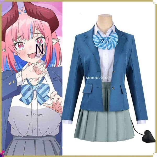 Women's CANAAN Canaan Cosplay Costume - High Quality Full Set Classic School Style Badge Role Playing Halloween Party Suit