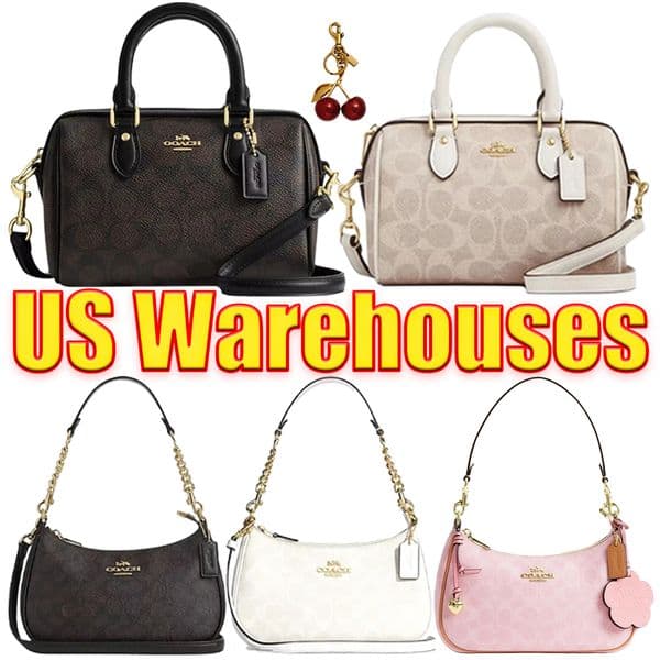 TOte bag Designer Bag coachbagas coachcross body bag Rowan 18 Classic Print Zipper Closure Shoulder Bag Women's Luxury Handbags TOp Leather Wallet Fast Delivery