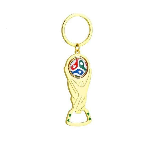 Multifunctional football bottle opener Keychain stainless steel fan souvenir sports team theme gift. 26L0611
