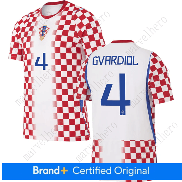 Croatia Jersey World Cup 2026 Josko Gvardiol NO. 4 T Shirt Croatian National TeamSports T-shirt Jerseys Football Stars Men Women Short Sleeves Tshirt Fans Gifts