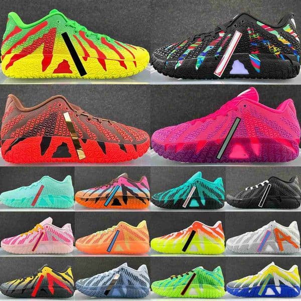 Top JA 3 3s Men Women Basketball Shoes Morants Designer Trainers Volume Hyper Pink Mint Foam Turbo Green NY Outdoor Sneakers Size Size 36-46