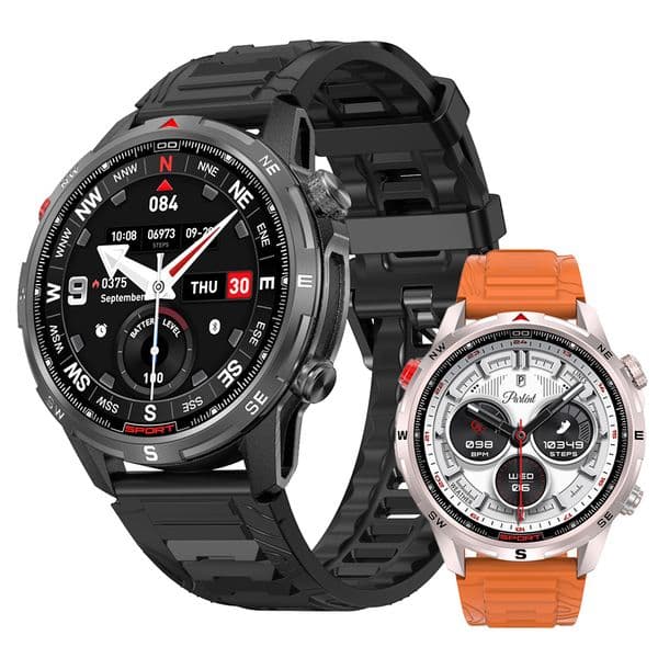 Men Smart Watch with Built in GPS Maps BT Call 100+ Sport Modes 3ATM Waterproof MP3 MP4 Playback Altitude Compass