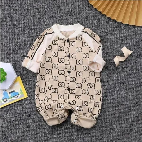 2026 Boy Designer Clothe Baby Rompers Toddler Jumpsuit Kids Lapel Single Breasted Jumpsuits Designer Infant Onesie Newborn