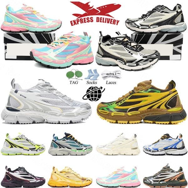 Back Sneaker Men Womens Performance Running Mesh Leather Upper Arrow Language Lace Up Flat Shoes Light Grey Blac Outdoor Sport Trainers With Box