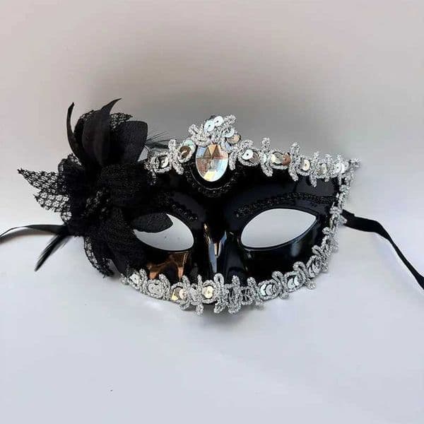 Mask Diamond Venetian Venice Feather Flower Wedding Carnival Performance Costume Sexy Lady Mask Masquerade Dance Party Christmas L260610