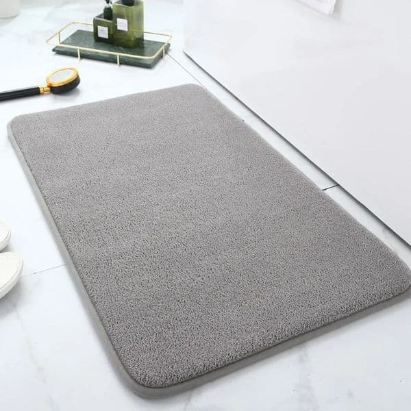 2026 Solid Color Coral Fleece Bath Thickened Memory perfume Foam Non-Slip Mat Bathroom Entrance Absorbent Quick-Dry cologne Free Shipping 1030