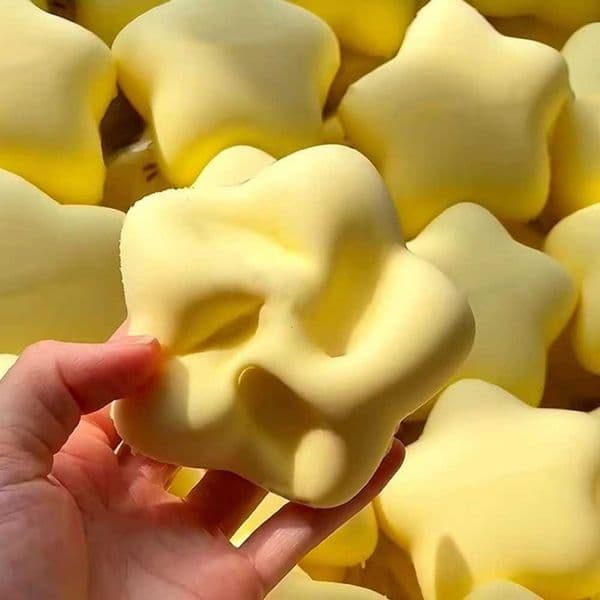 Toy Soft Squeeze Cute TPU Slow Rebound Star Shape Finger Pinch Toy Wet Soft Suction Decompression Toy Kid GiftsR260612