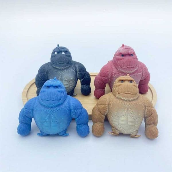 Cute Cartoon Mini FunnyTaba Squishy Orangutan Squeeze Fingertip Kawaii Orangutan Kids Fidget Toy Birthday Gift Stress Relief ToyR260612