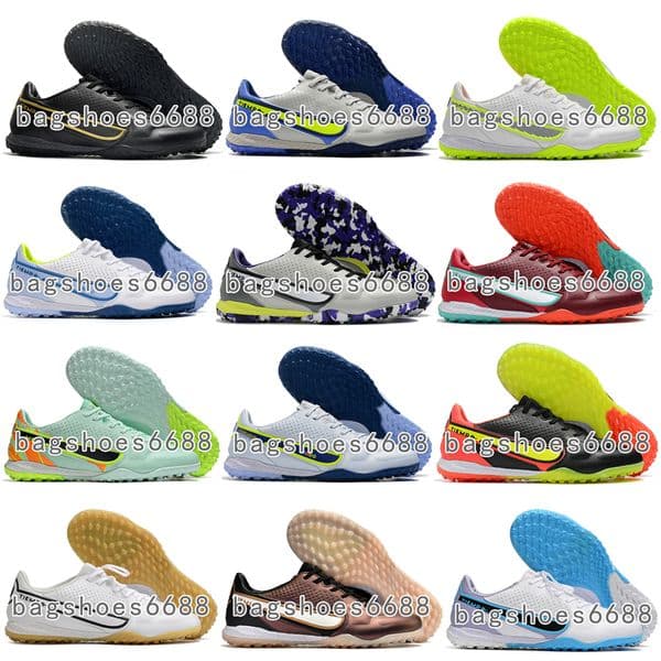Top Tiempo 9 Elite TF Soccer Shoes Men Ronaldo Football Boots Legend 9s Cleats React Touch Academy Pack Emerald Tiempos 9 Mercuriall VAP0R R9 Tf Soccer