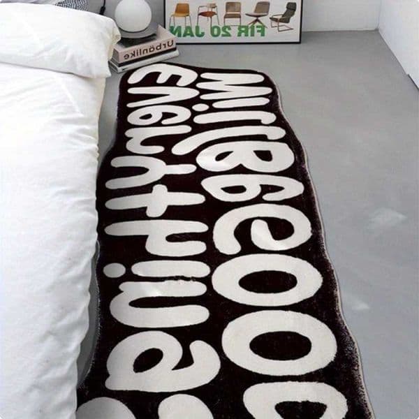 Everything VIKAMA Will Be Good Carpet Encouragement Carpet Living Room Carpet Rug For Bedroom Bedside Floor Mat Doormat Home D260612