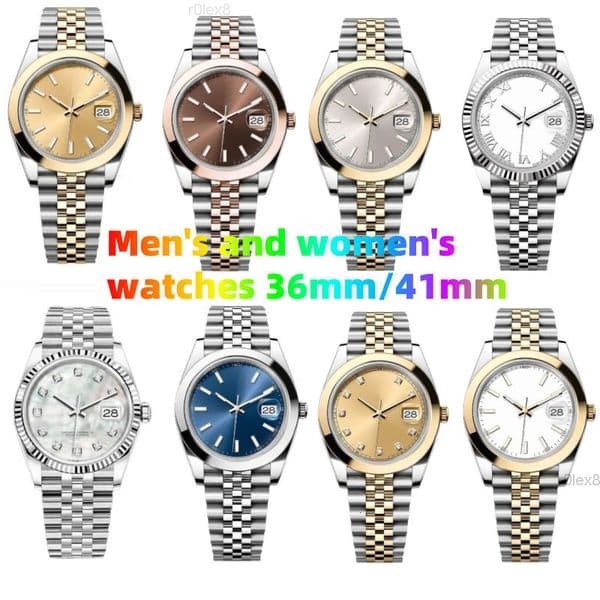 Mens watch womens luxury watch 41mm 36mm mechanical watch stainless steel waterproof night light watch wear-resistant and durable fashionable and fashion42