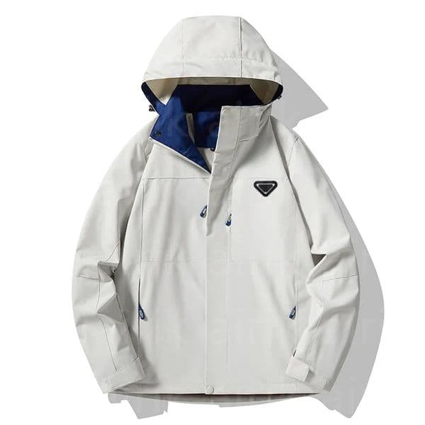 Designer Men's Jacket Autumn Spring Fashion Brands New Waterproof Windbreaker Coats Classic Casual Men Hooded Outdoor Windproof Jackets Outerwear Tops