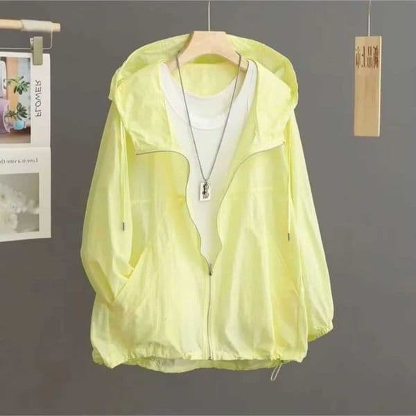 Summer New Mens and 2025 Womens Zipper Solid Color Sunscreen Outdoor Travel Fishing Mountaineering Cycling M260612