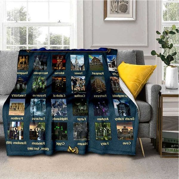 Game HOMM 9 Factions Races Stronghold Dwelling Creatures Heroes of Might and Magic Soft Blanket for Living Room Bedroom Bed Sofa D260612