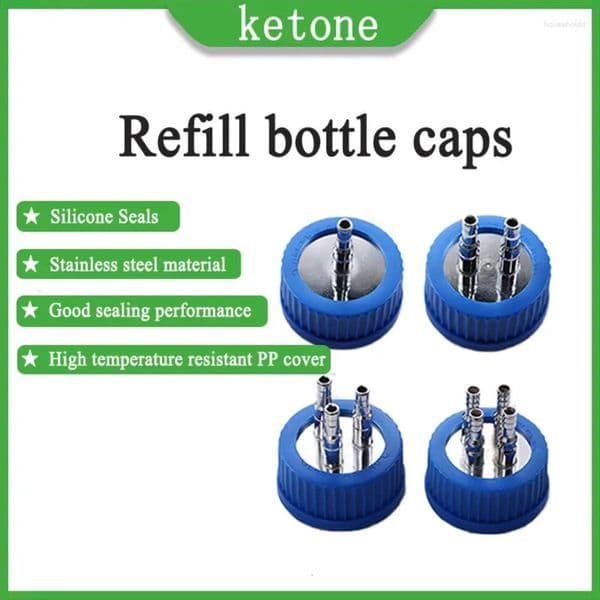 Bulk Office Supplies Wholesale Refill Bottle Cap Reactor Single Pass Double Stainless school Steel Reagent Free Shipping 44