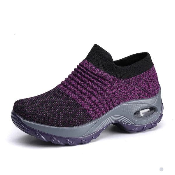 Customizable Summer Platform Elastic Casual Shoes Mesh Breathable Sneakers Women 260611