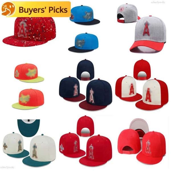 Angelses- A letter Snapback hats Adjustable Baseball Caps Hip Hop Cap Snap back Carras Casquette Bone Swag