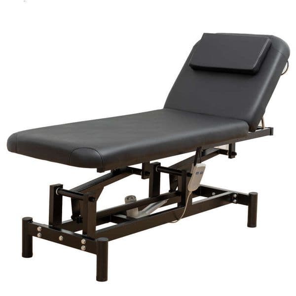 Electric Massage Table 440LBS, Heavy Duty Salon with Remote Height Adjustment (19.6"-36.6"), Adjustable Backrest & Removable Headrest, Waterproof PU Leather