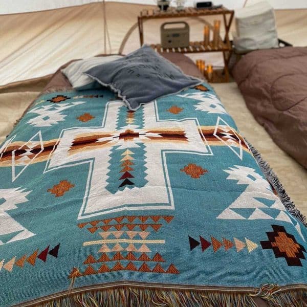 Mexican Vintage Throw Blanket for Home Decor and Outdoor Activities Bed Plaid Blankets Throws Sofa Bedspread Sofa cover D260612