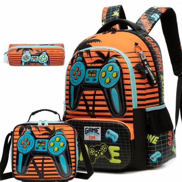 School Bags Kids Backpack For Boys Girls Bag Set With Insulated Lunch Tote Back To Bookbag Elementary Student Perfect Gifts