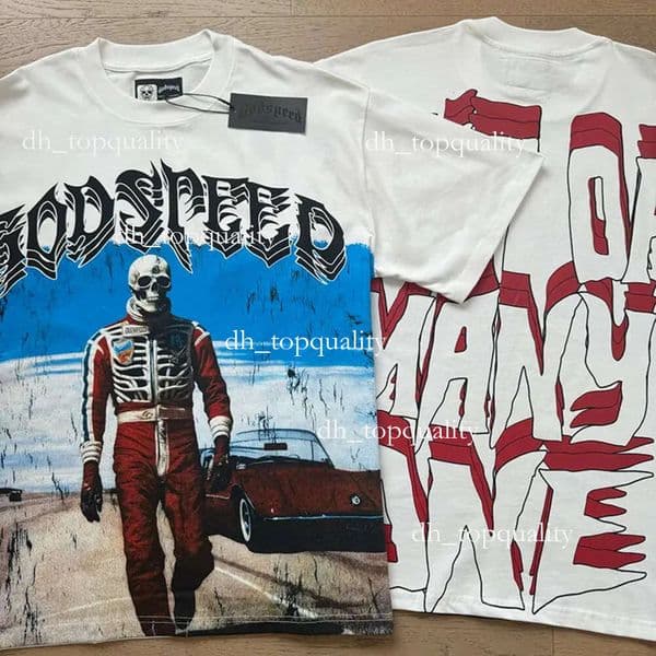 Mens T Shirt Designer Men Women Fashion Street Godsspeedes Shirt Unisex Streetwear Man Tops Hip Hop Tshirt Rapper High Quality Cotton Godspeedd Breathable b8f