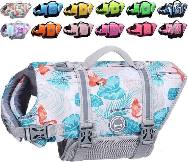 Pet Supplies Supplies Free Shipping Ripstop Life Et For Small Medium Large Dogs Dog Cat Boating, Dog Swimming Vest With Enhanced Buoyancy & dog cat Visibility 003