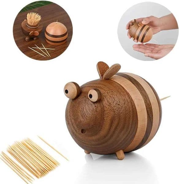 wholesale Toothpick holder dispenser - a kitchen tool for home decoration and gifts suitable for bee enthusiasts as a kitchen accessory L260610