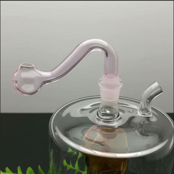 Classic Pink Glass S Boiling Pot, Water and Tobacco Pot Accessories Wholesale Glass Water Pipes Tobacco Accessories Glass Ash Catcher