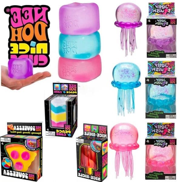 sensory new Schylling Nee Doh soft cube Nice cube and stress relieving toy anti anxiety squeeze used for daily relaxation M260613