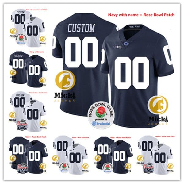A.J. Harris Football Jersey Cooper Cousins 85 Luke Reynolds 25 Quinton Martin Jr. 3 Jalen Kimber 66 Drew Shelton Stitched PennState NittanyLions Jerseys