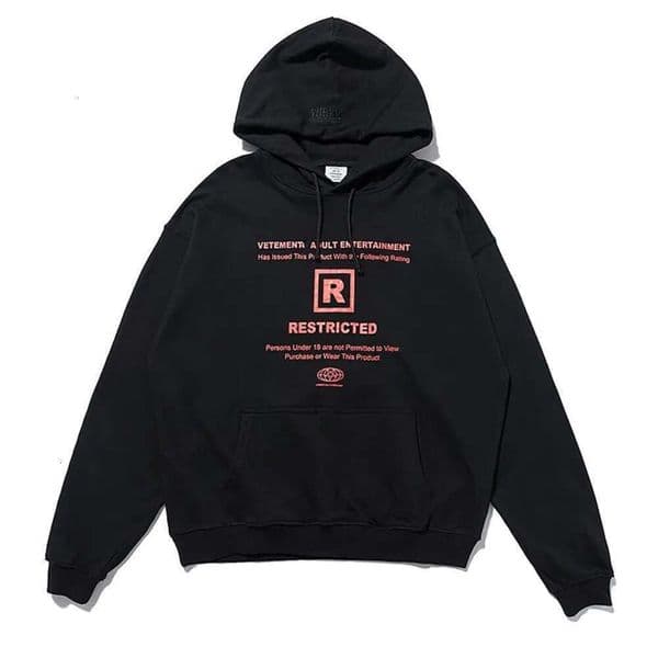 Vetement 2026Ss Men Designer Hoodie VTM Weitemeng Unisex Long-Sleeve Loose Hoodie With English Letter Print For Couples Tracksuit Restricted Pattern Style 96D