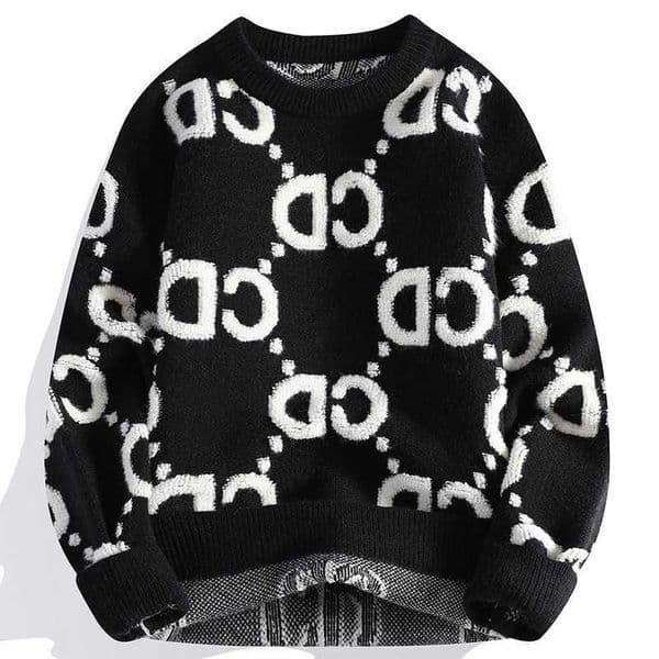 Mens Sweaters Designer New Winter Thicks Warm Cashmere High end Harajuku Men Pulling Sweater Home Casual Clothing Q26061