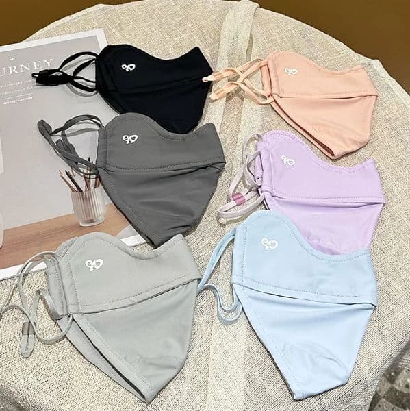 Summer Sun Protection Mask Outdoor Cycling Nylon Eye Sunshade Hyaluronic Acid AntiUv 260609