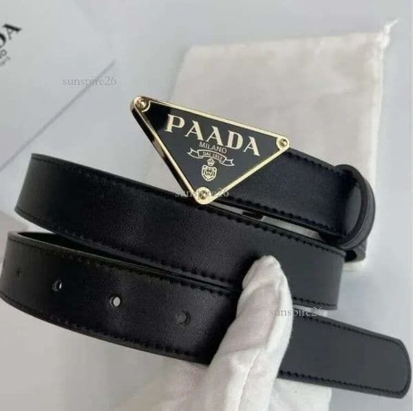 pra Designers Belts Golden Buckle Sier Womens Waistband Cintura designer woman brown belt for Genuine Leather Cowhide Width 2 8cm classic hits hots triangle belt ad3