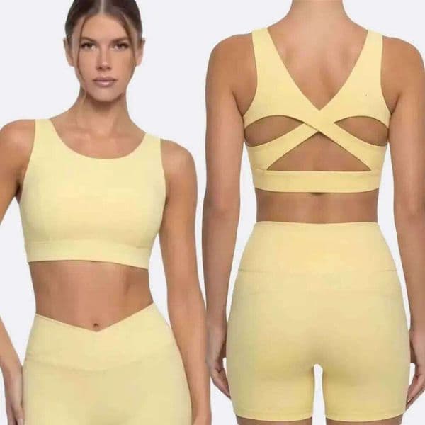 Women's Underwear Nude Feel Sporty Top Tight Summer Slimming Fit Running Fitness Sports Bras Woman Solid Color Yoga Wear J260613