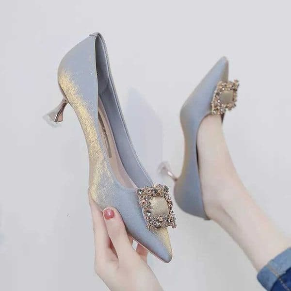 light women cute weight sweet spring slip on stiletto heel shoes for office career lady casual elegant hotel work pumps ab237R260613