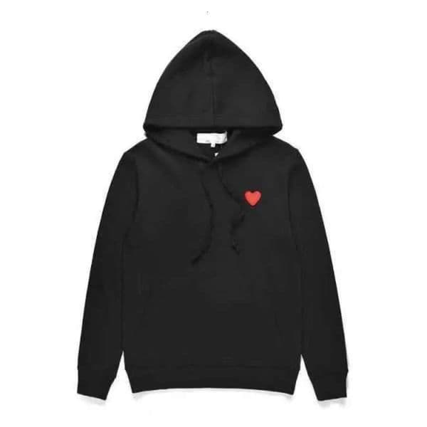 Comme De Garson Hoodie Designer Playshirt Letter Long Sleeve Pullover Women Red Heart Loose Sweater Clothing Unisex Hip Hop Hoodie Cotton Simple School Style Abe