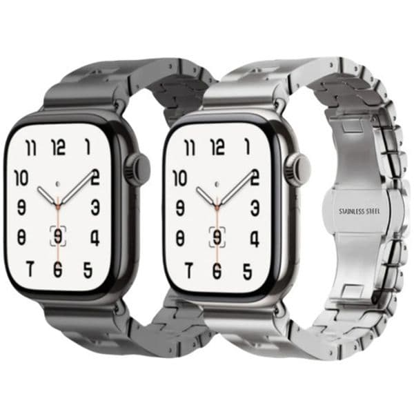 Luxury Metal with H Bow Buckle Strap Wristband Band Bracelet Straps for Apple Watch Ultra 49mm iWatch 44/45/46mm 40/41mm 5