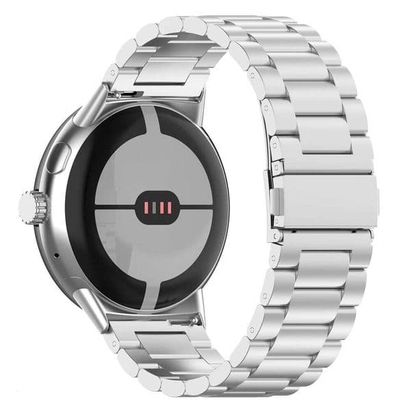 Suitable for the new three-bead metal and Google Pixel Watch 2 stainless steel strap