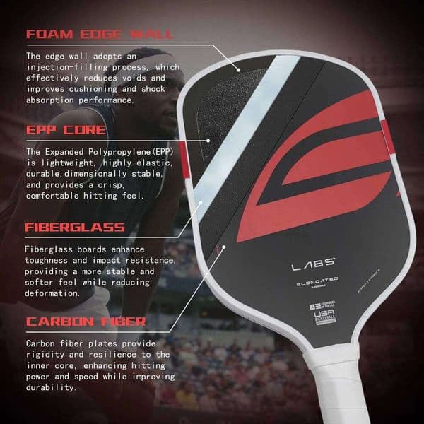 Boomstick T700 Pickleball Paddle 16mm Thickness EPP+EVA Foam TPU Edging Super Durable Training Custom LOGO Available 26Y0613