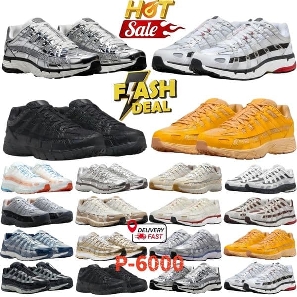 Designer p6000 Sneakers - Running Shoes for Men & Women - Lightweight Sports Trainers Zapatillas Runners