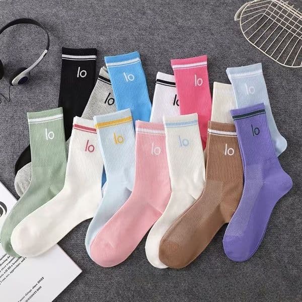 designer socks for women low medium and high-waisted pure breathable women yoga cotton socks as well as breathable jogging basketball football mens socks