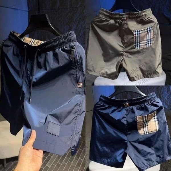 Mens Shorts Designer Mens Swim Trunks Quick Dry Summer Beach Shorts with Pockets Beach Shorts Bathing Suits for Men - with Mesh Liner Luxury Printed Relaxed Swim Shorts