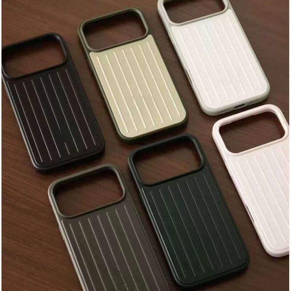 Rimowalugage Phone Case Designer Phone Case Coque Telephone Luxe For I I 17 Pro Max Aluminum Magnesium Alloy Phone Luxury Aluminum Groove Magnetic Case Techwear