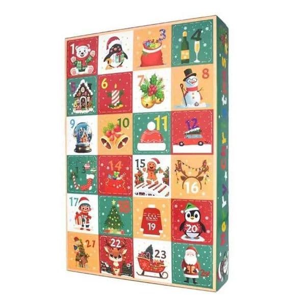 Count Down Calendars 5 Pieces Festive Empty Box 24 Days Countdown Set Activities Gathering Festival Holiday Party Family L2606123BZ5