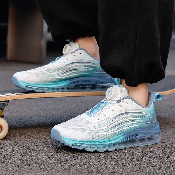 Sneakers Wool Nylon Pink Green Men's Breathable Lightweight Running Outdoor Lace Zipper Flat Heel Open Toe Square Toe TPR Sole Studs Rhinestones Footwear Shoes